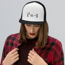 Load image into Gallery viewer, Euler's Imaginary Embroidered Trucker Cap