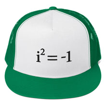 Load image into Gallery viewer, Euler's Imaginary Embroidered Trucker Cap