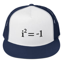 Load image into Gallery viewer, Euler's Imaginary Embroidered Trucker Cap