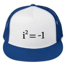 Load image into Gallery viewer, Euler's Imaginary Embroidered Trucker Cap