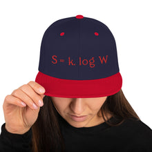 Load image into Gallery viewer, Boltzmann Snapback Hat