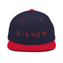 Load image into Gallery viewer, Boltzmann Snapback Hat