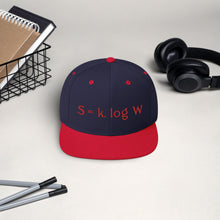 Load image into Gallery viewer, Boltzmann Snapback Hat