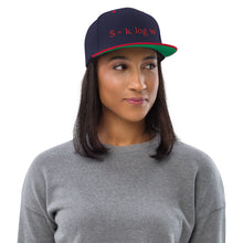 Load image into Gallery viewer, Boltzmann Snapback Hat