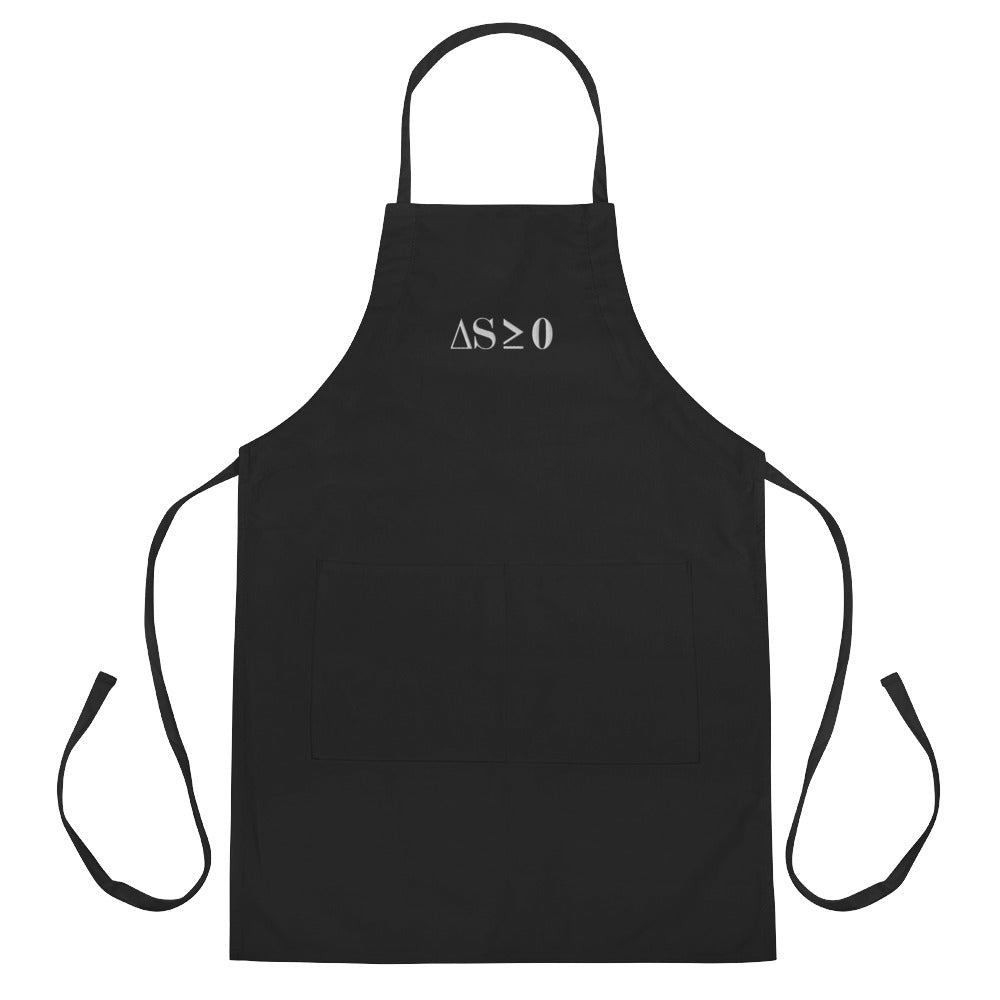 Second Law of Thermodynamics - Embroidered Apron