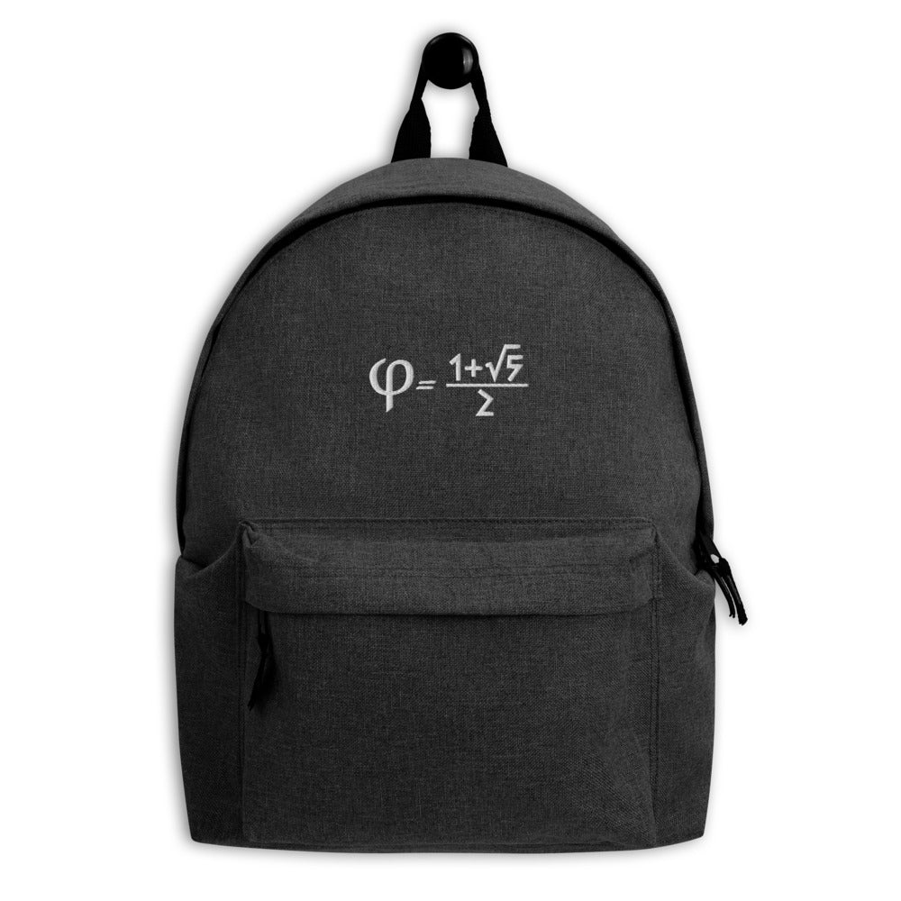 Golden Ratio Embroidered Backpack