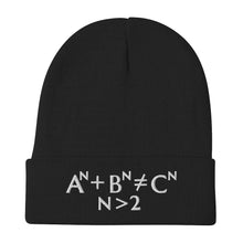 Load image into Gallery viewer, Fermat Embroidered Beanie
