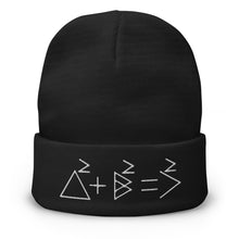 Load image into Gallery viewer, Pythagorean Embroidered Beanie