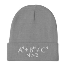 Load image into Gallery viewer, Fermat Embroidered Beanie