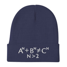 Load image into Gallery viewer, Fermat Embroidered Beanie