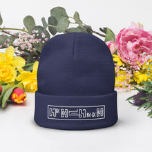 Load image into Gallery viewer, Poincaré Embroidered Beanie