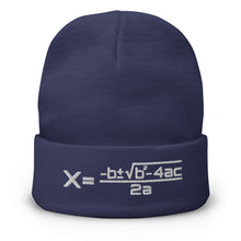Load image into Gallery viewer, Quadratic Embroidered Beanie