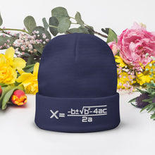 Load image into Gallery viewer, Quadratic Embroidered Beanie