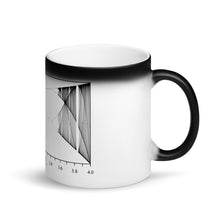 Load image into Gallery viewer, Logistic Map Matte Black Magic Mug