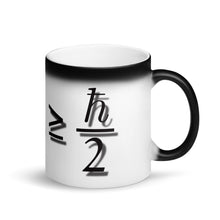 Load image into Gallery viewer, Heisenberg Uncertainty Principle Matte Black Magic Mug