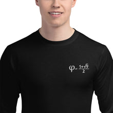 Load image into Gallery viewer, Golden Ratio Embroidered Men's Champion Long Sleeve Shirt