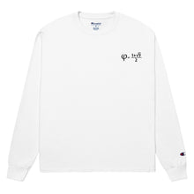 Load image into Gallery viewer, Golden Ratio Embroidered Men&#39;s Champion Long Sleeve Shirt
