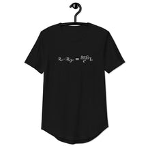 Load image into Gallery viewer, Einstein Men&#39;s Curved Hem T-Shirt
