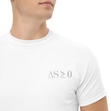 Load image into Gallery viewer, Second Law of Thermodynamics - embroidered men's heavyweight tee