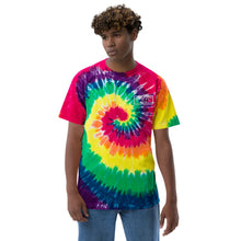 Load image into Gallery viewer, Fermat Embroidered Oversized Tie-dye T-shirt