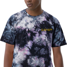 Load image into Gallery viewer, Avogadros - Embroidered 3/4 Oversized Tie-dye T-shirt