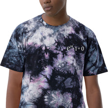 Load image into Gallery viewer, Euler's Identity Oversized Tie-dye T-shirt