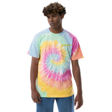 Load image into Gallery viewer, Avogadros - Embroidered 3/4 Oversized Tie-dye T-shirt