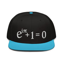 Load image into Gallery viewer, Euler's Identity Snapback Hat
