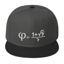Load image into Gallery viewer, Golden Ratio Embroidered Snapback Hat