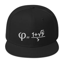 Load image into Gallery viewer, Golden Ratio Embroidered Snapback Hat