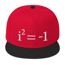 Load image into Gallery viewer, Euler's Imaginary Embroidered Snapback Hat