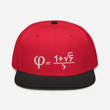 Load image into Gallery viewer, Golden Ratio Embroidered Snapback Hat
