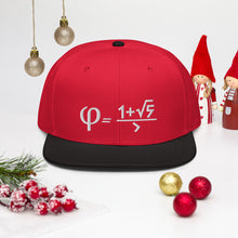Load image into Gallery viewer, Golden Ratio Embroidered Snapback Hat