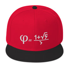 Load image into Gallery viewer, Golden Ratio Embroidered Snapback Hat