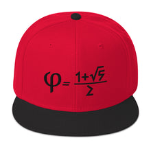Load image into Gallery viewer, Golden Ratio Embroidered Snapback Hat