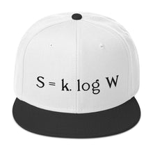 Load image into Gallery viewer, Boltzmann - Embroidered Snapback Hat