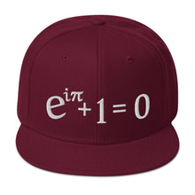 Load image into Gallery viewer, Euler's Identity Snapback Hat