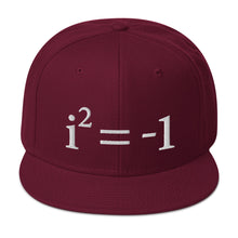 Load image into Gallery viewer, Euler's Imaginary Embroidered Snapback Hat