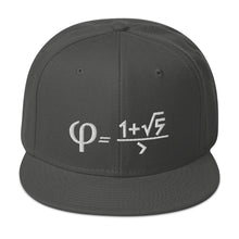 Load image into Gallery viewer, Golden Ratio Embroidered Snapback Hat