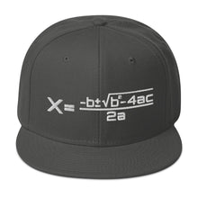 Load image into Gallery viewer, Quadratic Snapback Hat