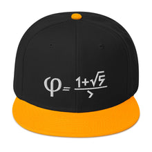 Load image into Gallery viewer, Golden Ratio Embroidered Snapback Hat