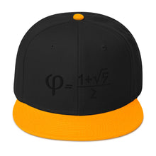 Load image into Gallery viewer, Golden Ratio Embroidered Snapback Hat