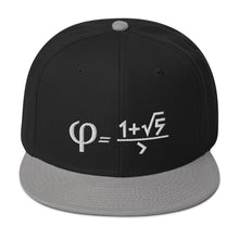 Load image into Gallery viewer, Golden Ratio Embroidered Snapback Hat