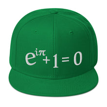 Load image into Gallery viewer, Euler's Identity Snapback Hat