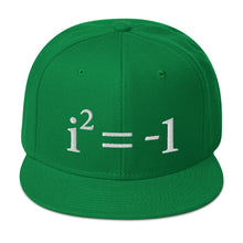 Load image into Gallery viewer, Euler's Imaginary Embroidered Snapback Hat