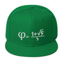 Load image into Gallery viewer, Golden Ratio Embroidered Snapback Hat