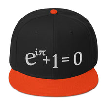 Load image into Gallery viewer, Euler's Identity Snapback Hat