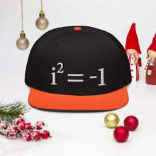 Load image into Gallery viewer, Euler&#39;s Imaginary Embroidered Snapback Hat
