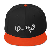 Load image into Gallery viewer, Golden Ratio Embroidered Snapback Hat