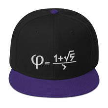 Load image into Gallery viewer, Golden Ratio Embroidered Snapback Hat